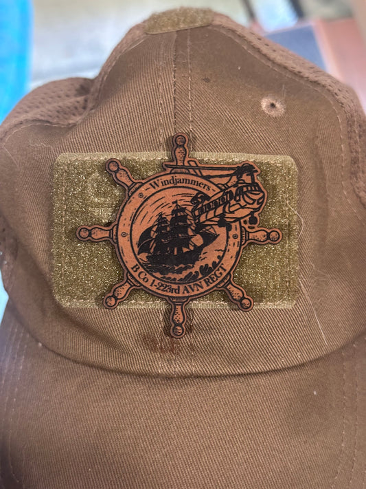 B Co 1-223rd "Windjammers" hat patches (adhesive backing)